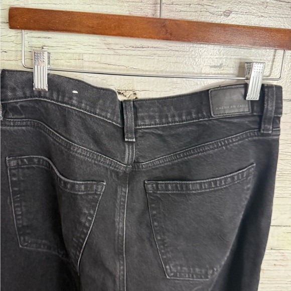 American Eagle ‘90s Straight Jeans black jeans size 8 x- long - Picture 4 of 8